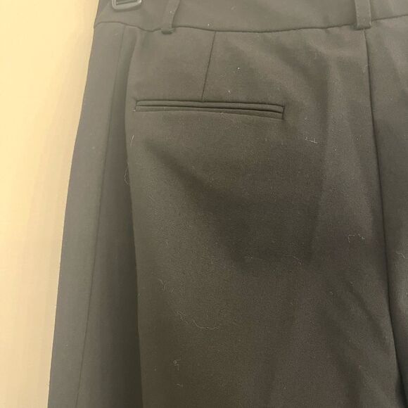 ANTONIO MELANI Black Straight-Leg Trousers - Picture 7 of 7